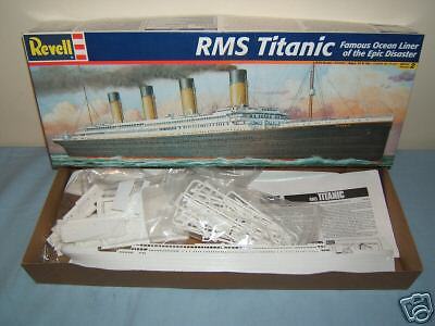 REVELL-MODEL-No-85-0445-WHITE-STAR-LINER-RMS-034-TITANIC-034-UNMADE-KIT