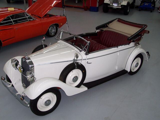 So if you win this eBayMotors auction for 1937 Mercedes 200 Cabriolet 