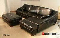 2PC NEW EURO STYLE LEATHER SECTIONAL SOFA SET S562B