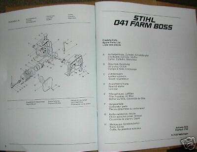 Stihl 041 Farm Boss Manual