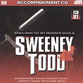 Sweeney Todd: Songs From the Hit Broadway Musical by Karaoke (CD, Aug-2008, 2 Discs, Stage Stars Records)