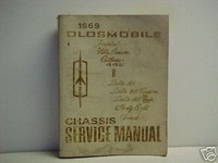 1969 OLDSMOBILE SHOP MANUAL ALL MODELS FACTORY ORIGINAL