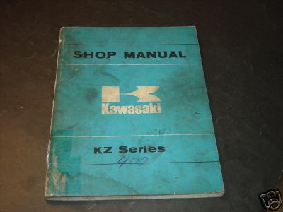 1974 KAWASAKI MOTORCYCLEKZ 400 SERIES SERVICE MANUAL | eBay