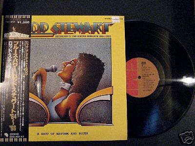 Rod Stewart   A Shot Of Rhythm And Blues LP japan press  