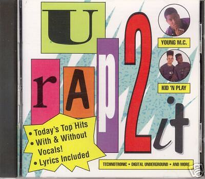 VAR. ARTISTS U Rap 2 It KARAOKE/RAP CD NEW   LYRICS  