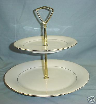 HOME ~ Made In China 2 Tier Hostess Server Tidbit Tray  