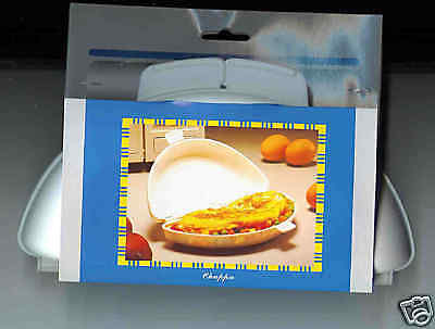 MICROWAVE OMELET MAKER, 2 EGGS COOKED IN JUST 3 MIN  