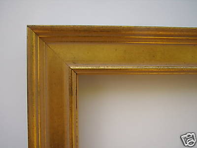 Thin Plein Air Gold Picture Frame Any Size Up To 9x12  