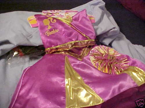 NEW BARBIE CHEER LEADING COSTUME/DRESS UP SZ 4 6X  