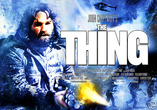 THE THING (1982) IMPORT QUAD 40x28 HORROR MOVIE POSTER  