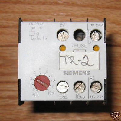 Siemens 7PU8040 1AB30 on delay timer relay 0.5 10S  