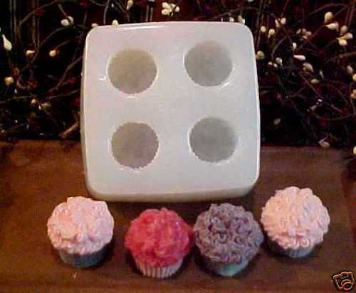 Cupcake Mini 4 Cavity Mold # 932  