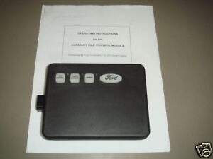 Ford auxiliary idle control manual #9