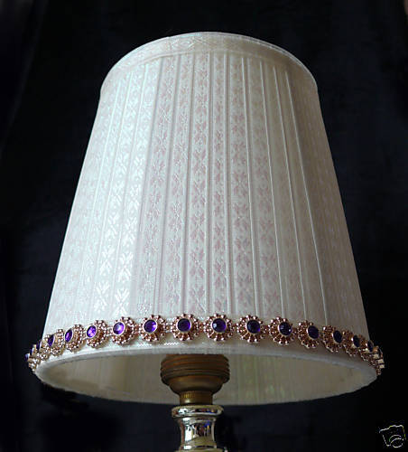 CLASSIC HEIRLOOM IVORY GOLD CRYSTAL CHANDELIER SHADE  