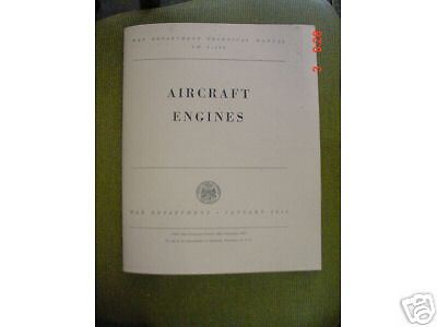 AIRCRAFT ENGINES MANUAL, WD TM 1 405  