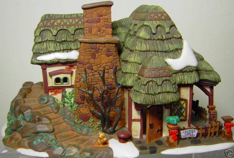 DEPT 56  DICKENS  CROOKED FENCE COTTAGE  