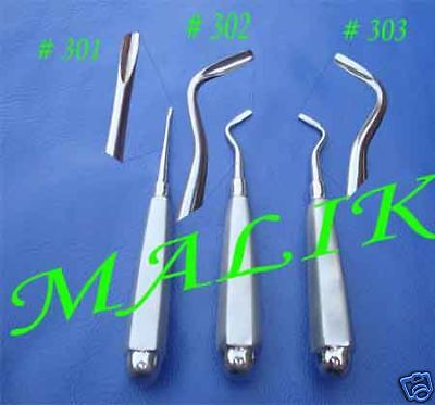 DENTAL Instruments ROOT ELEVATORS Apical 301, 302,303  