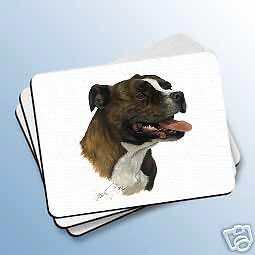 STAFFORDSHIRE BULL TERRIER Dog MOUSE PAD May Mousepad