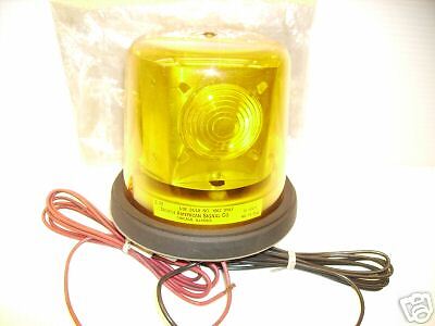 NORTH AMERICAN SIGNAL Co. LIGHT AMBER FL SSL 36 Vdc NEW  