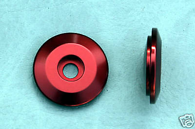 Kronos Aluminum 1 1/8 Top Cap Extralite (9 grams) Red  