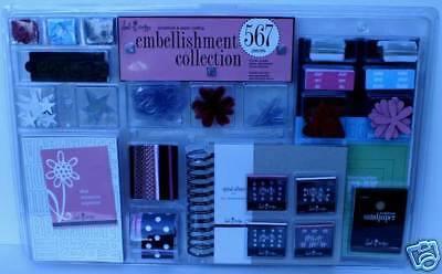 567 pieces embellishment scrapbook & paper crafting NEW  