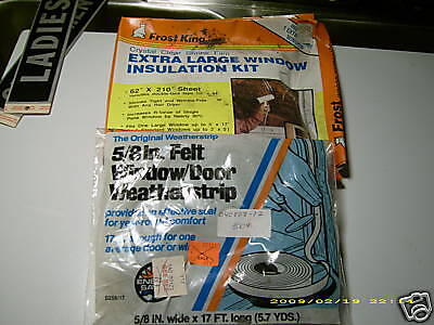 Frost King Extra Large Window Kit 5 8 Felt Door Strip