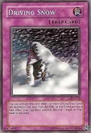 YU GI OH YuGiOh PSV 018 DRIVING SNOW Trap Card  