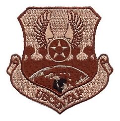AIR FORCE USAF CENTRAL COMMAND DESERT VELCRO PATCH  