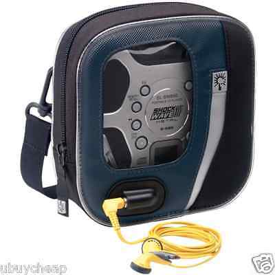 CASE LOGIC NYLON PORTABLE CD PLAYER CASE DMY 1 BLUE NEW  