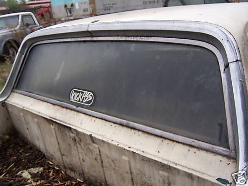 1966 1967 EL CAMINO COMPLETE REAR WINDOW TRIM  