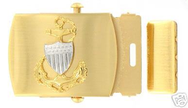 COAST GUARD BUCKLE AND TIP MALE E7  