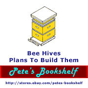 Bee Hives   Plans To Build Them   CD  