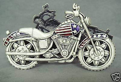 Motorcycle Business Card Desk Holder Stand Bike Flag