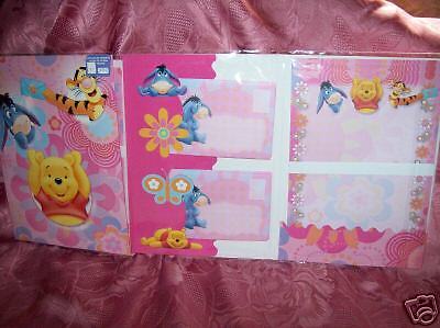 Set Walt Disney Briefpapier Winnie Puuh / Pooh OVP  