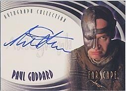 FARSCAPE SEASON 3 A13 PAUL GODDARD STARK AUTOGRAPH  