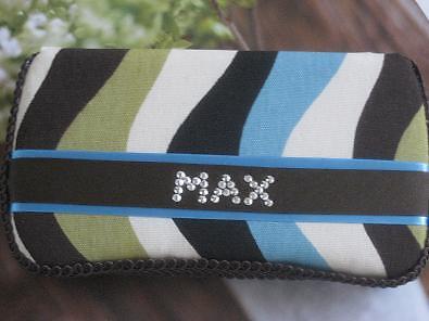 PERSONALIZED Boy Baby Wipes diaper bag Case with NAME  