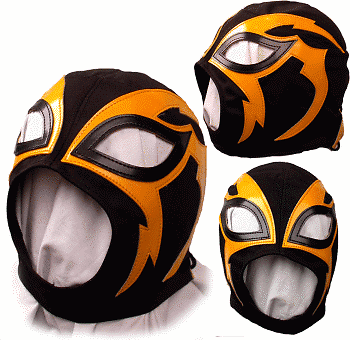 Shocker Black Commercial Pro Wrestling Mask CMLL AAA 