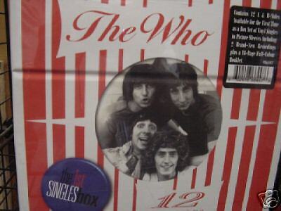 THE WHO Sealed Singles Box Set of 7 45 Speed Vinyl  