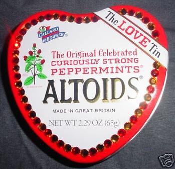 Crystal Embellished Altoids Pep Love Tin, Valentine  