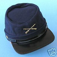 CIVIL WAR UNION NORTH WOOL KEPI CAP LARGE GETTYSBURG  