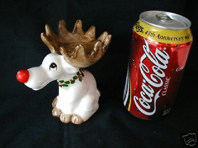 FRTZ AND FLOYD HAND PAINTED RUDOLPH THE REINDEER  