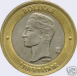 2005 Venezuela Bimetallic Coin   1000 Bolivares    