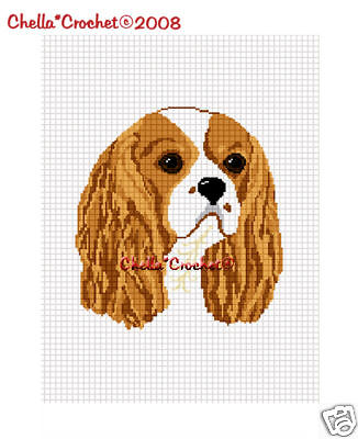 Cavalier King Charles Spaniel Afghan Crochet Pattern  