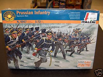 ITALERI 1/72 PRUSSIAN INFANTRY MODEL KIT FIGURES TROOPS  