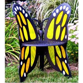 Butterfly Chair GREENHOUSE Flower Garden Gardening  