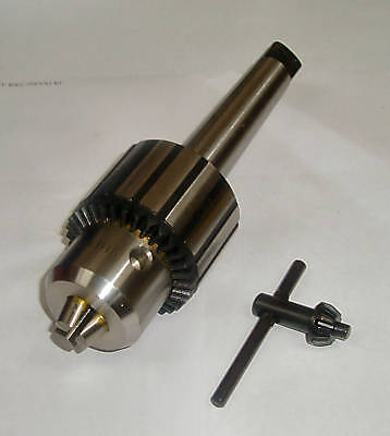 HBM 13MM CAPACITY DRILL CHUCK 1MT WOODTURNING LATHE  