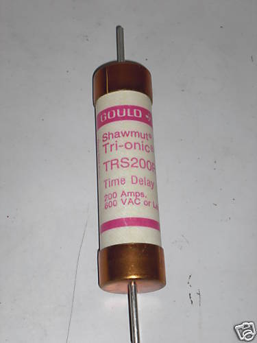 Gould Ferraz Shawmut TRS200R 200A 600V Fuse  