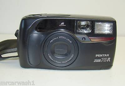 USED PENTAX ZOOM70R 35MM CAMERA w/CARRYING CASE  