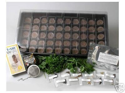 INDOOR HERB TEA GARDEN GROWING KIT  COOL HERBAL GIFT  