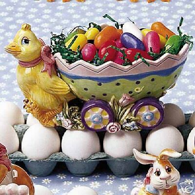 Fitz & Floyd Eggscapades Easter Jelly Bean dish **NIB  